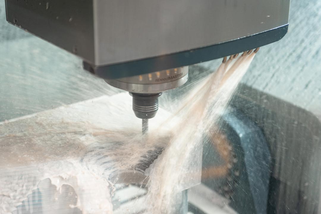Precision mold machining using a 5-axis CNC centre